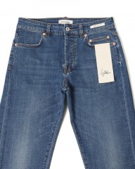 YCHAIスリムテーパード ブルーウォッシュデニム【EDMUND】 mb_06l