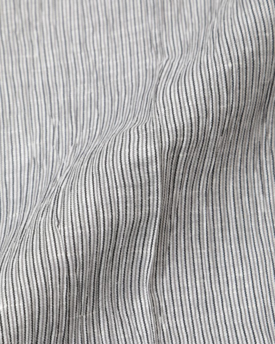 Finjack楊柳ストライプワンプリーツ ドローコードパンツ21l