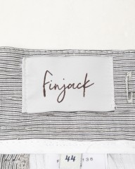 Finjack楊柳ストライプワンプリーツ ドローコードパンツmb_12l