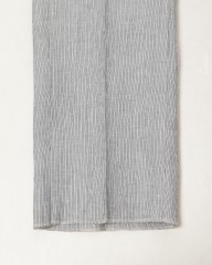 Finjack楊柳ストライプワンプリーツ ドローコードパンツmb_19l