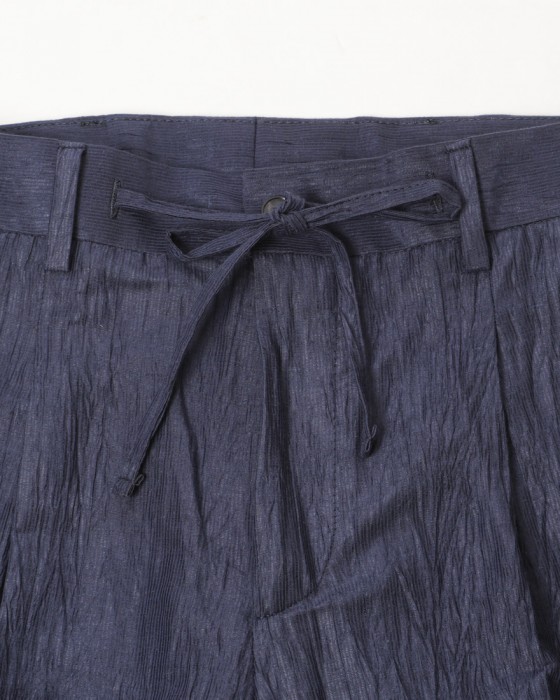 Finjack楊柳ワンプリーツ ドローコードパンツ09l