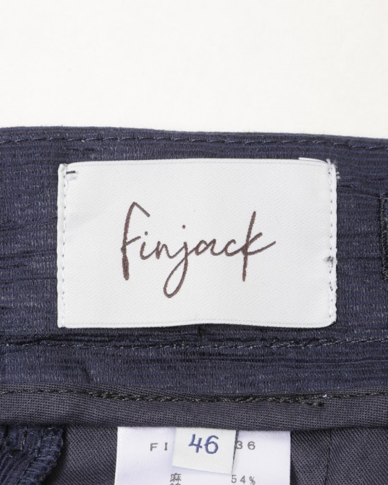 Finjack楊柳ワンプリーツ ドローコードパンツ12l