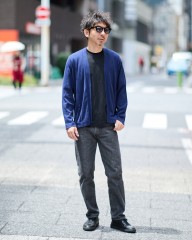 Jeanikテーパードウォッシュデニムmb_ma