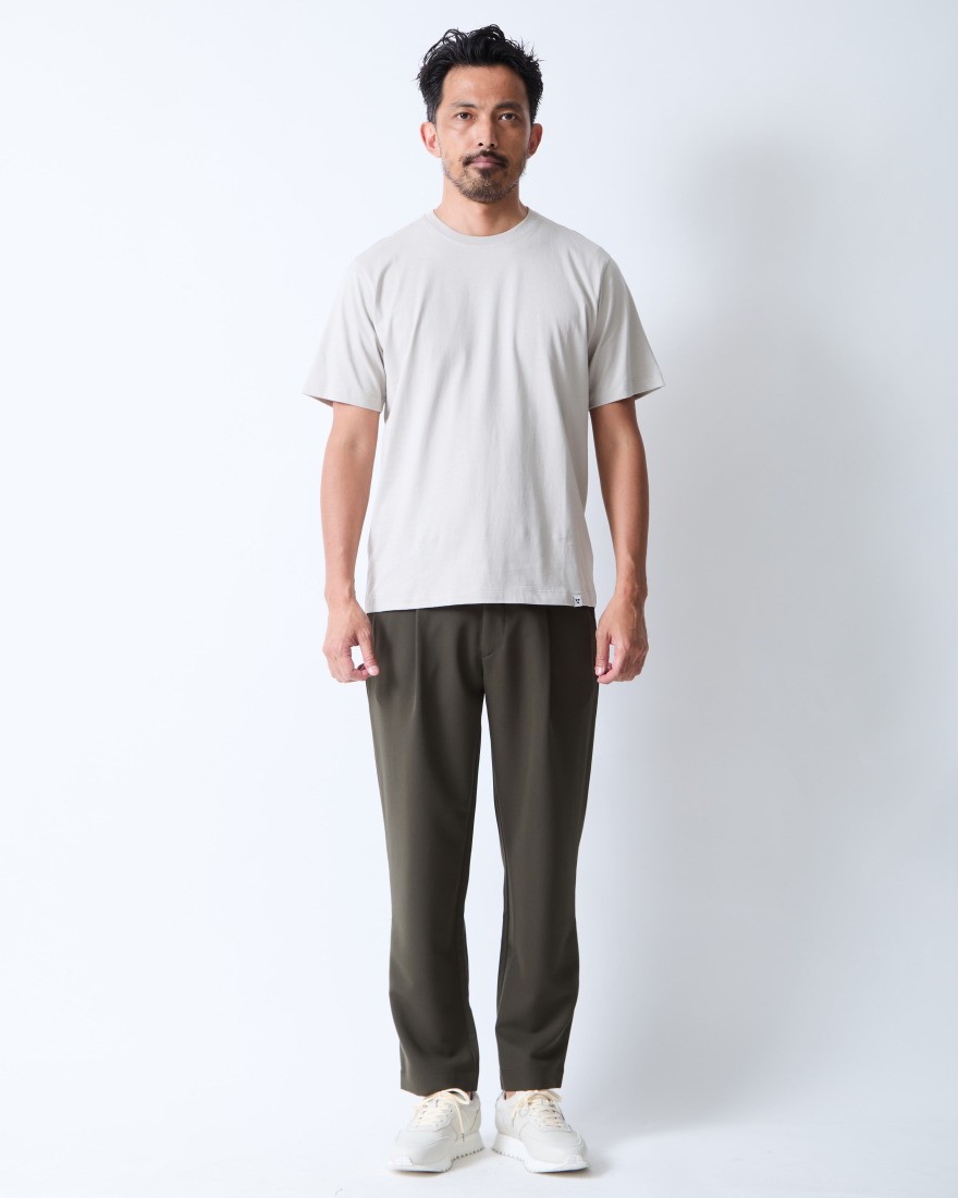 WOCワンプリーツ テーパード パンツ【SALVADOR PANTS】01l