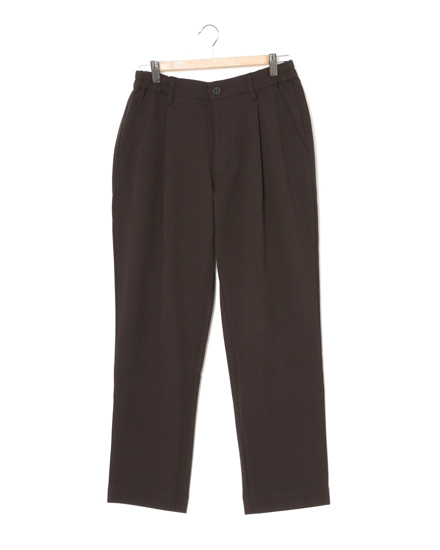 WOCワンプリーツ テーパード パンツ【SALVADOR PANTS】04l