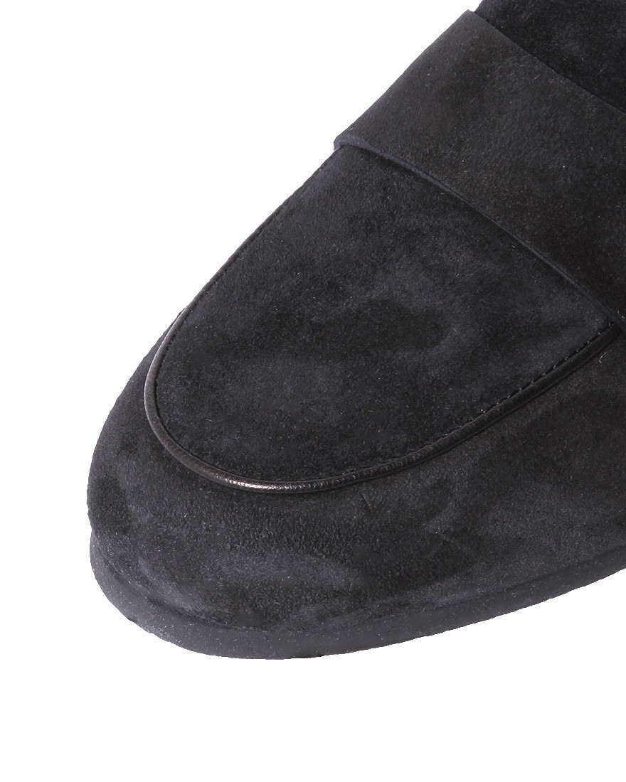 ISPIRAスエード ローファー【16011 SOLID/CIPRO (Goatskin suede)】03l