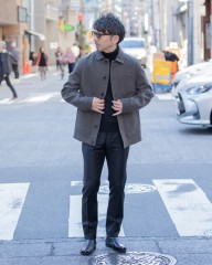 FERRANTEシボ革 サイドゴアブーツ【JUST/ラバーソール】mb_ma