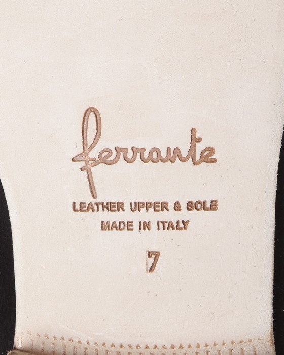 FERRANTE【2025年4月納期予約受注】Jedia別注 スエード コインローファー【NARCISO/レザーソール】※キャンセル不可※13l