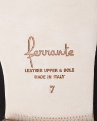 FERRANTE【2025年4月納期予約受注】Jedia別注 スエード コインローファー【NARCISO/レザーソール】※キャンセル不可※mb_13l