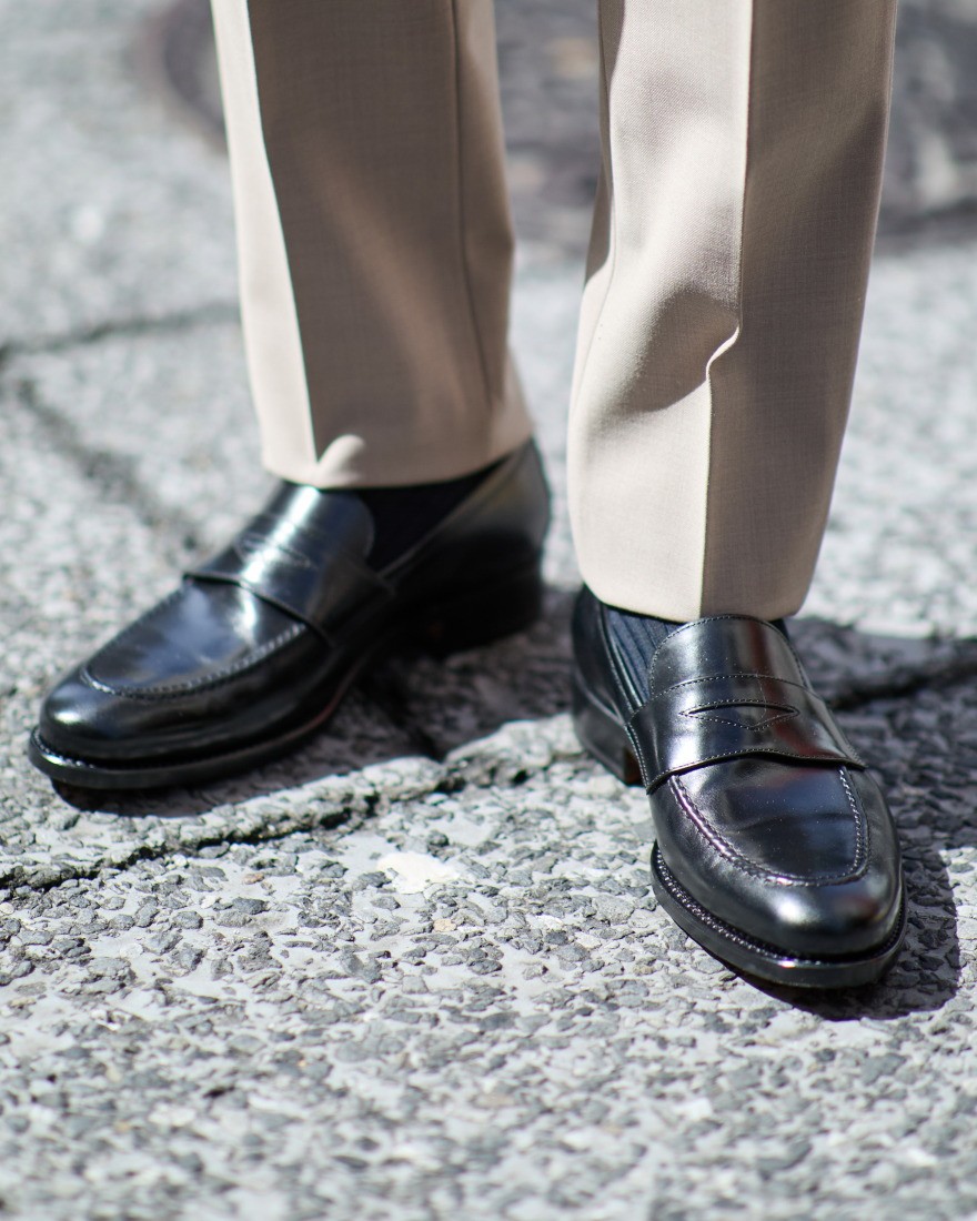 FERRANTE先行受注 150周年モデル スムースザー コインローファー【ISEO/BLAKE RAPID/レザーソール】※キャンセル不可｜2026年4月末お届け予定01l