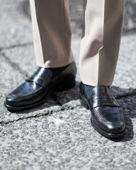 FERRANTE先行受注 150周年モデル スムースザー コインローファー【ISEO/BLAKE RAPID/レザーソール】※キャンセル不可|2026年4月末お届け予定mb_01l