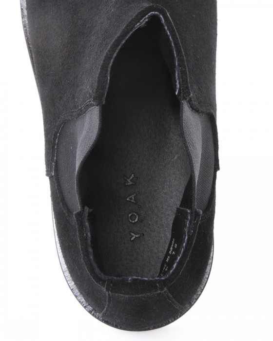 YOAKサイドゴア レザーショートブーツ【DART SUEDE/ダート スエード】12l