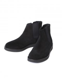サイドゴア レザーショートブーツ【DART SUEDE/ダート スエード】