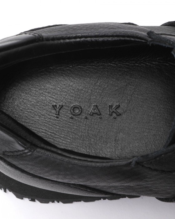 YOAK※ワケあり※ディアスキン レザーランニングシューズ【KELLY CA/ケリー】11l