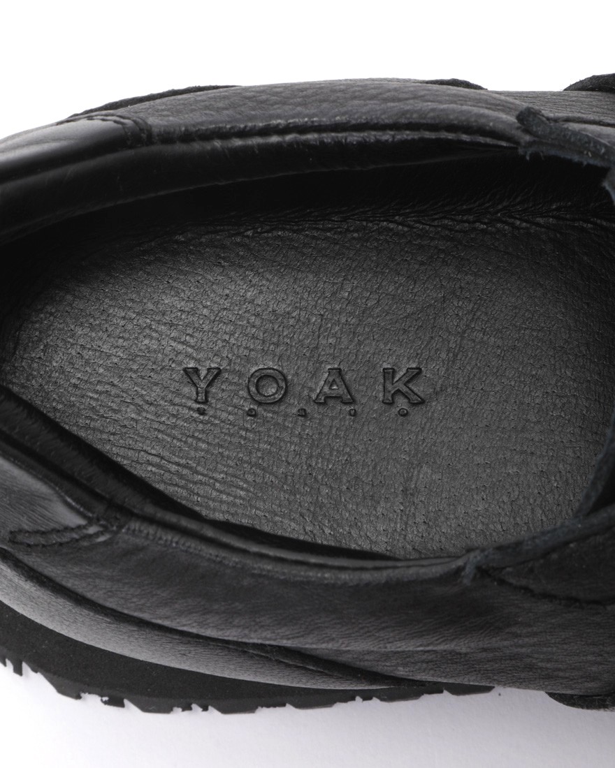 YOAK※ワケあり※ディアスキン レザーランニングシューズ【KELLY CA/ケリー】11l