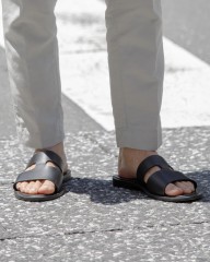 Hデザイン レザーサンダル【LU04】|L/UCCA(ルッカ)|TOKYOlife Hデザイン レザーサンダル【LU04】|L/UCCA(ルッカ)|TOKYOlife
