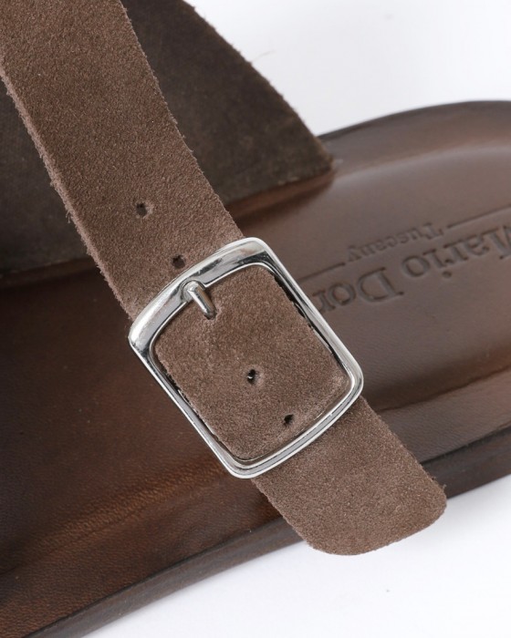 Mario Doniワンピースレザー スエードサンダル【CAPOLONA】11l