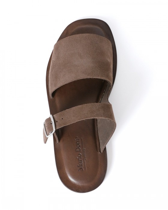 Mario Doniワンピースレザー スエードサンダル【CAPOLONA】13l
