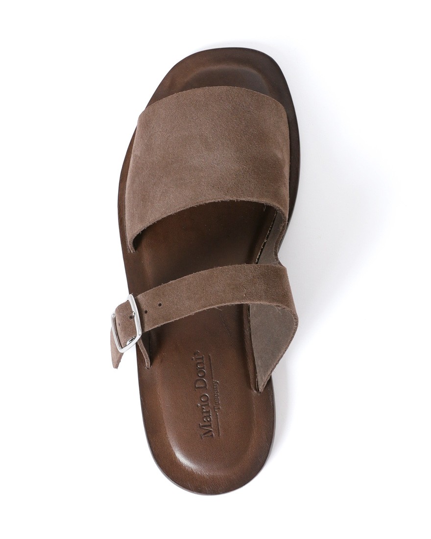 Mario Doniワンピースレザー スエードサンダル【CAPOLONA】13l