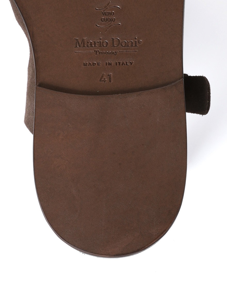 Mario Doniワンピースレザー スエードサンダル【CAPOLONA】16l