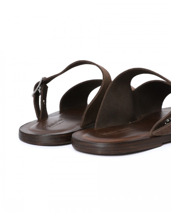 Mario Doniワンピースレザー スエードサンダル【CAPOLONA】18l