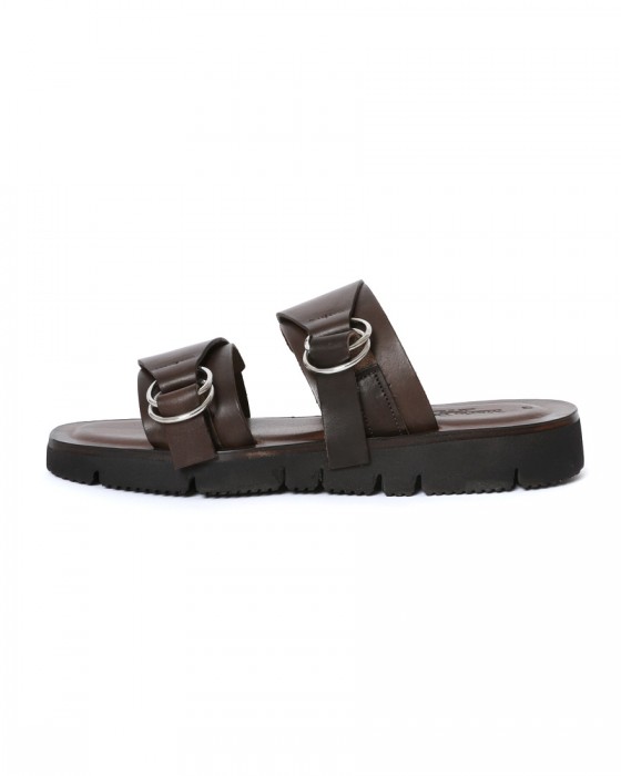 Mario Doniダブルリング 2ストラップ レザーサンダル【ANGELLI】04l