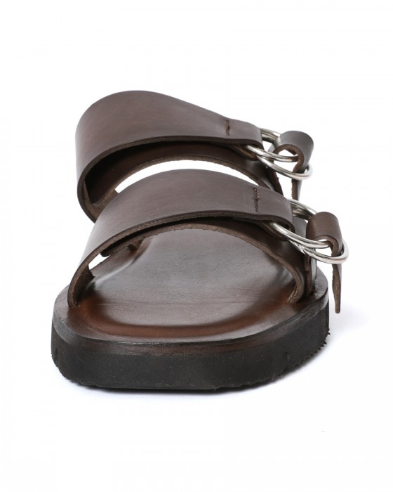 Mario Doniダブルリング 2ストラップ レザーサンダル【ANGELLI】06l