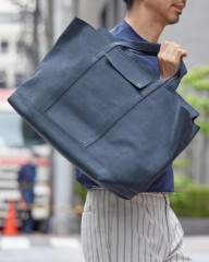 zattuマイクロファイバースエード ビッグ フラップトートバッグ【MACTO-TO/マックトート】mb_28l
