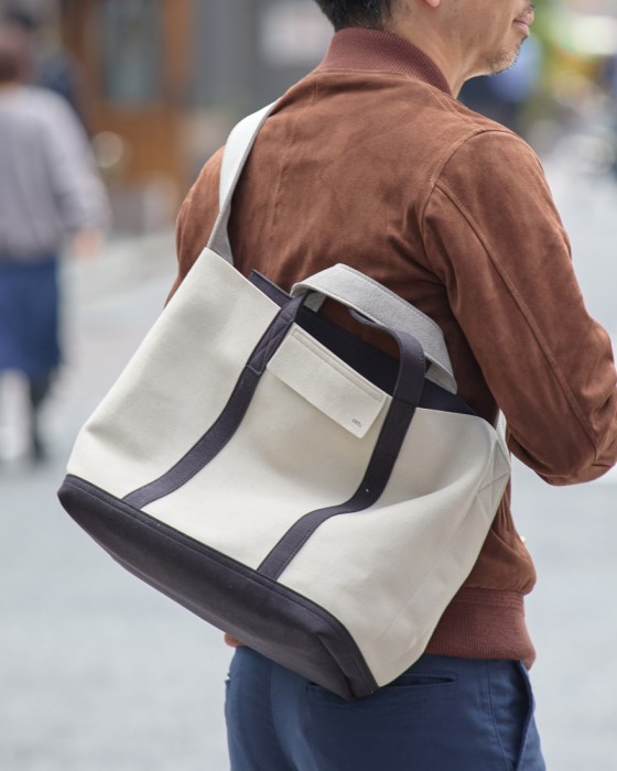 zattuマルチマイクロファイバースエード ミドルトートバッグ【KINAX/キナックス】18l