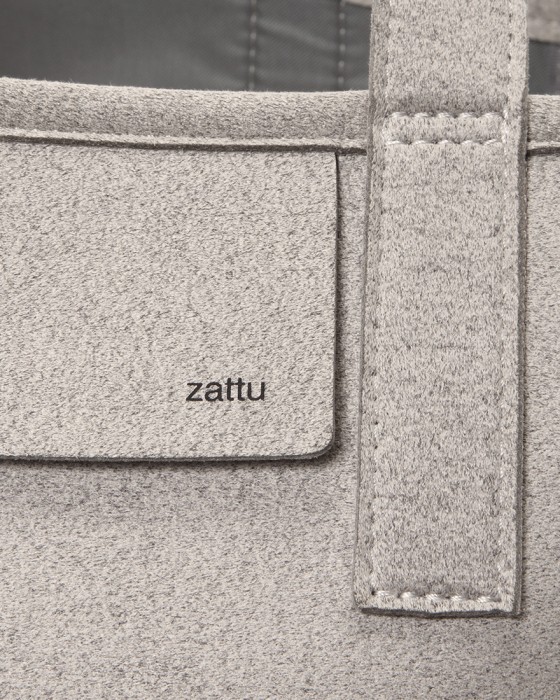 zattuマイクロファイバースエード ラージトートバッグ【TOVA/トーバ】08l