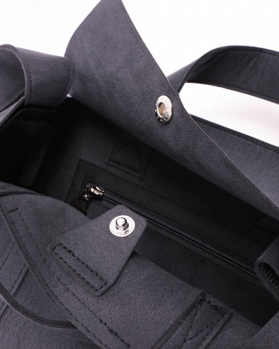 zattuマイクロファイバースエード ミニ トートバッグ【NEPPA-T2/ネッパ-T2】19l