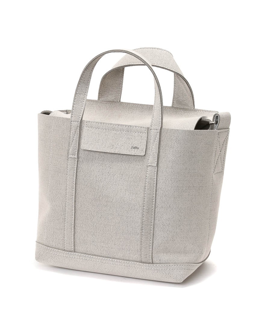 zattuマイクロファイバースエード ミニ トートバッグ【NEPPA-T2/ネッパ-T2】ma