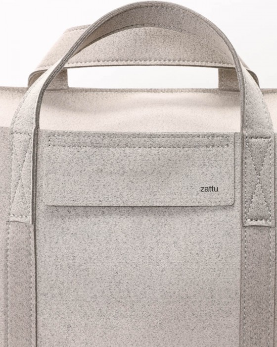 zattuマイクロファイバースエード ミドル トートバッグ【KINAX-T2/キナックス-T2】13l