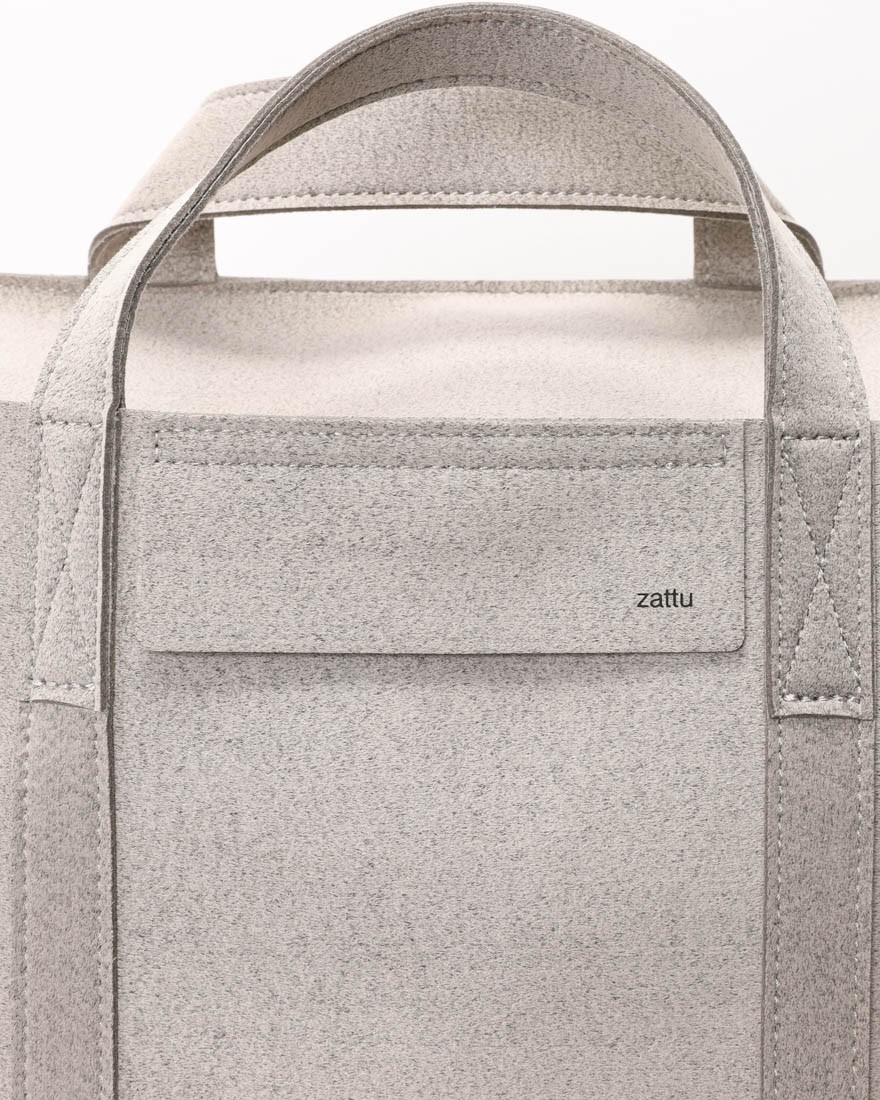 zattuマイクロファイバースエード ミドル トートバッグ【KINAX-T2/キナックス-T2】13l
