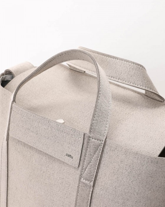 zattuマイクロファイバースエード ミドル トートバッグ【KINAX-T2/キナックス-T2】14l