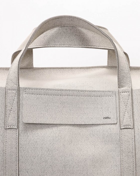 zattuマイクロファイバースエード ビッグ トートバッグ【MACTOTO-T2/マックトート-T2】08l