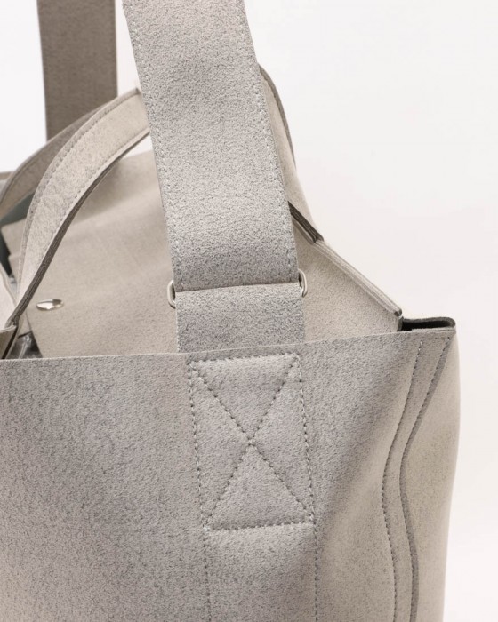 zattuマイクロファイバースエード ビッグ トートバッグ【MACTOTO-T2/マックトート-T2】13l