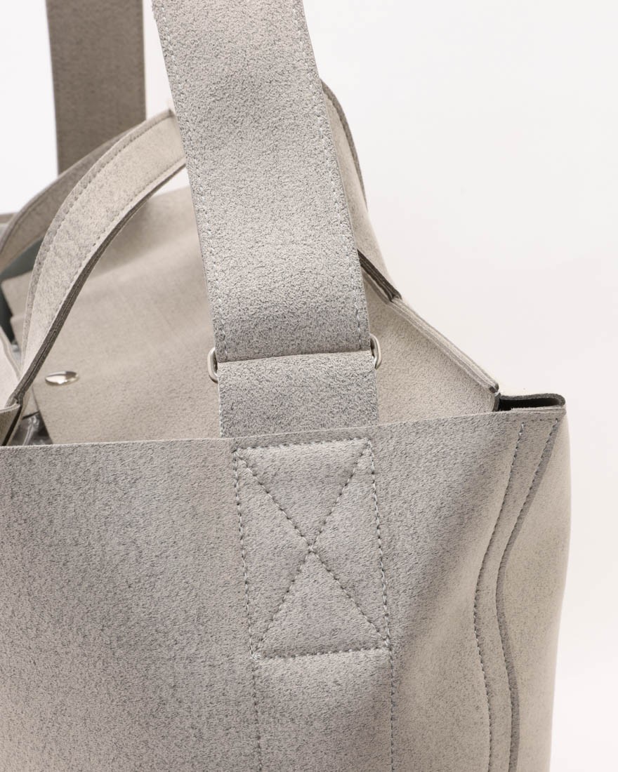 zattuマイクロファイバースエード ビッグ トートバッグ【MACTOTO-T2/マックトート-T2】13l