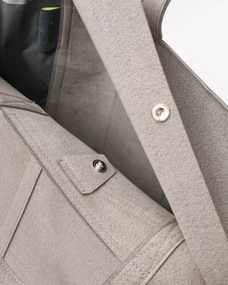 zattuマイクロファイバースエード ビッグ トートバッグ【MACTOTO-T2/マックトート-T2】18l