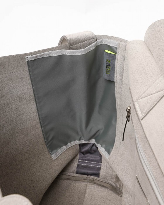 zattuマイクロファイバースエード ビッグ トートバッグ【MACTOTO-T2/マックトート-T2】19l