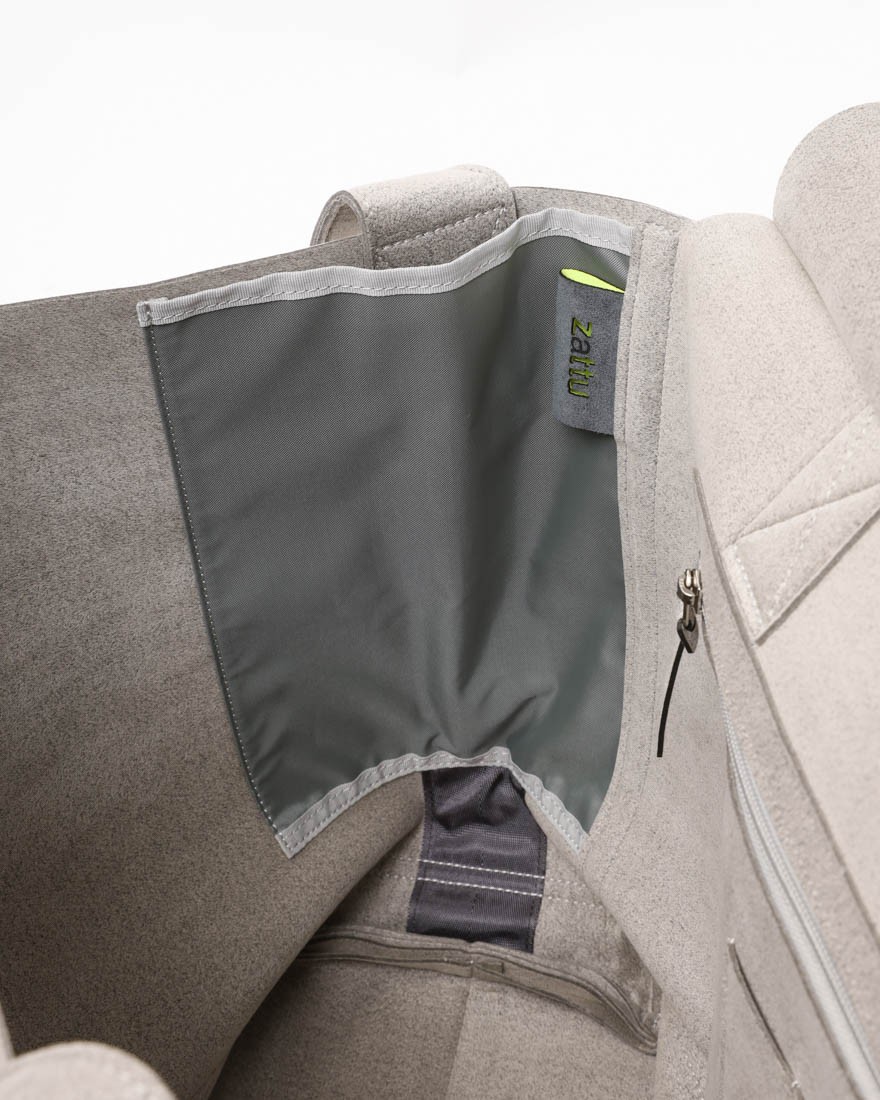 zattuマイクロファイバースエード ビッグ トートバッグ【MACTOTO-T2/マックトート-T2】19l