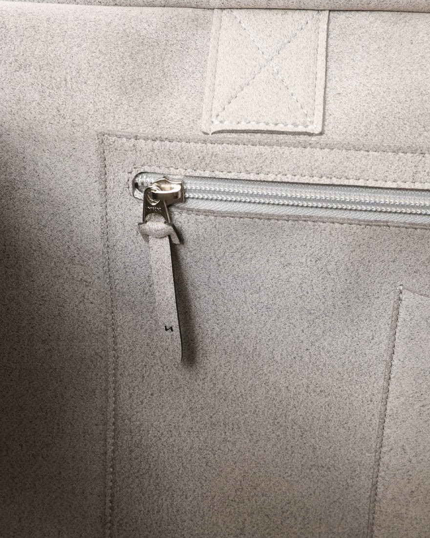 zattuマイクロファイバースエード ビッグ トートバッグ【MACTOTO-T2/マックトート-T2】21l