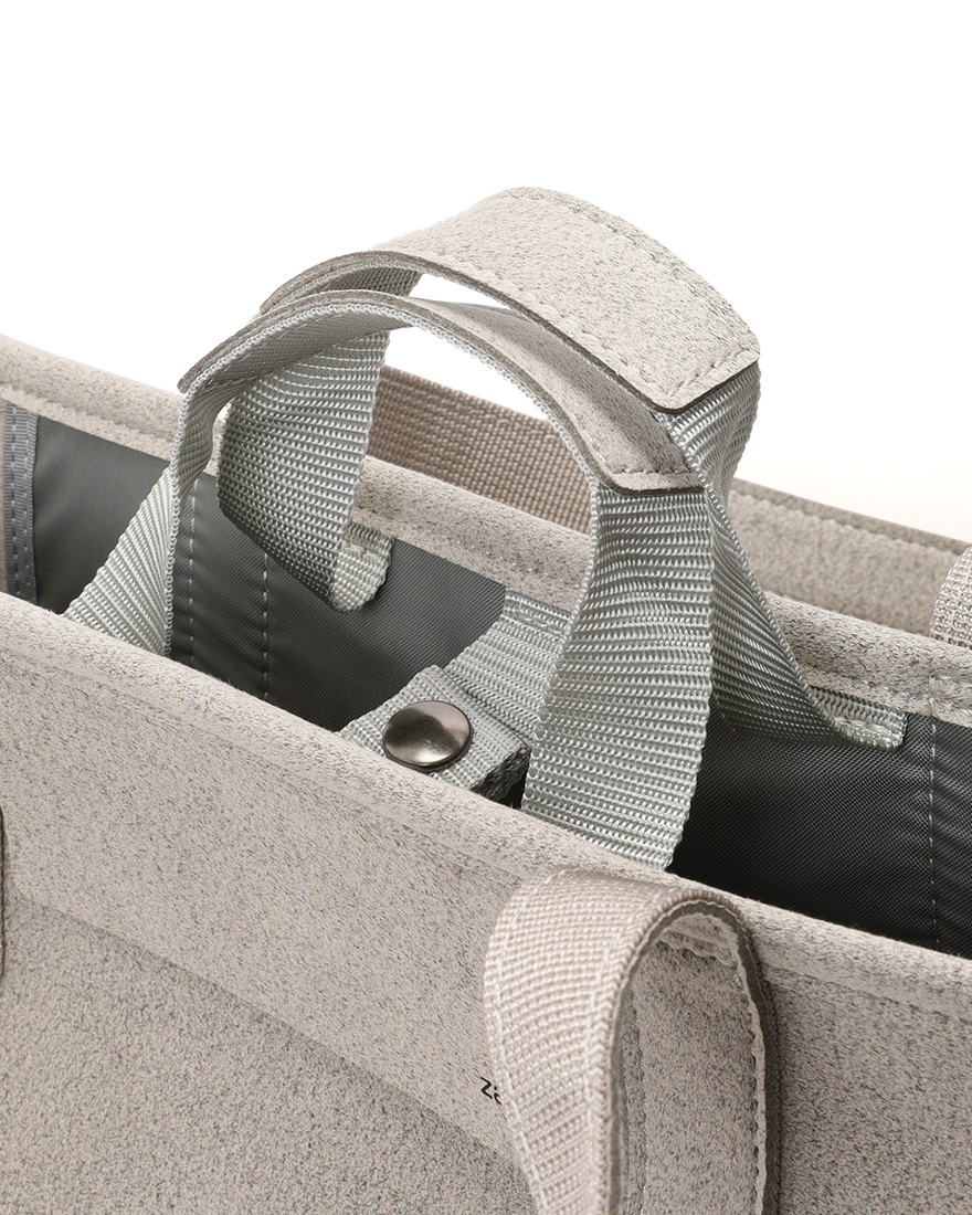 zattuマイクロファイバースエード ラージトートバッグ【TOVA-H2/トーバ-H2】11l