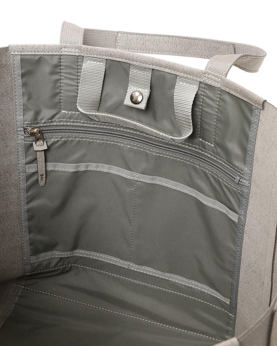 zattuマイクロファイバースエード ラージトートバッグ【TOVA-H2/トーバ-H2】16l