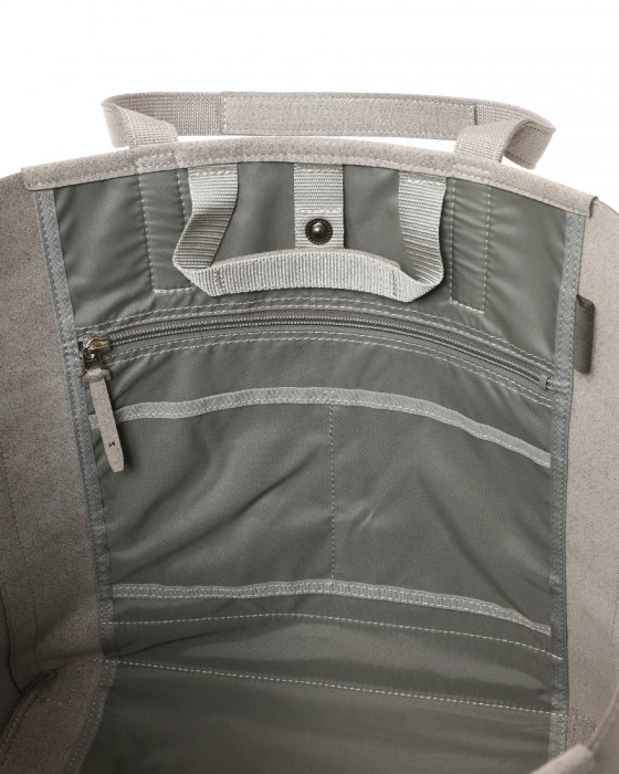 zattuマイクロファイバースエード ラージトートバッグ【TOVA-H2/トーバ-H2】17l