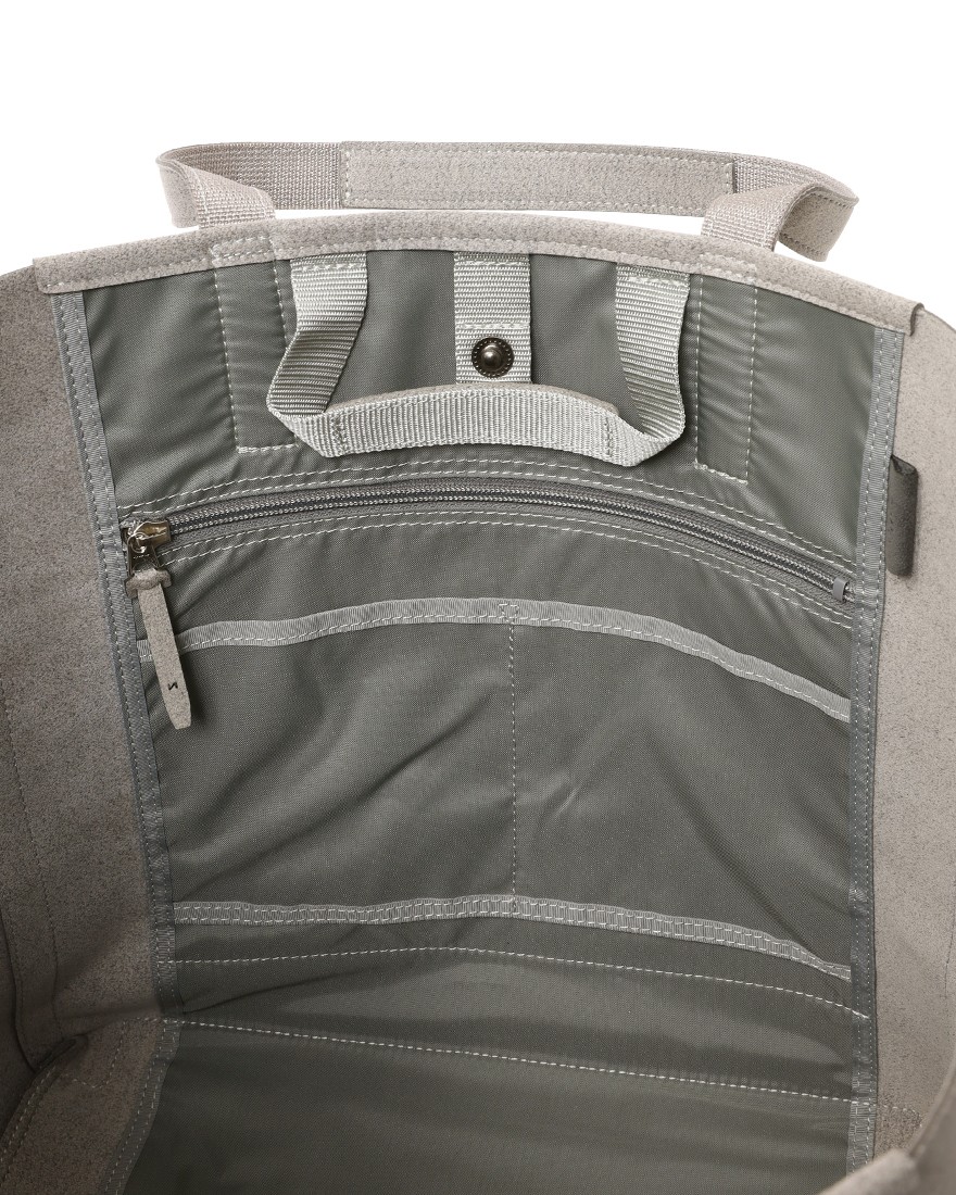 zattuマイクロファイバースエード ラージトートバッグ【TOVA-H2/トーバ-H2】17l