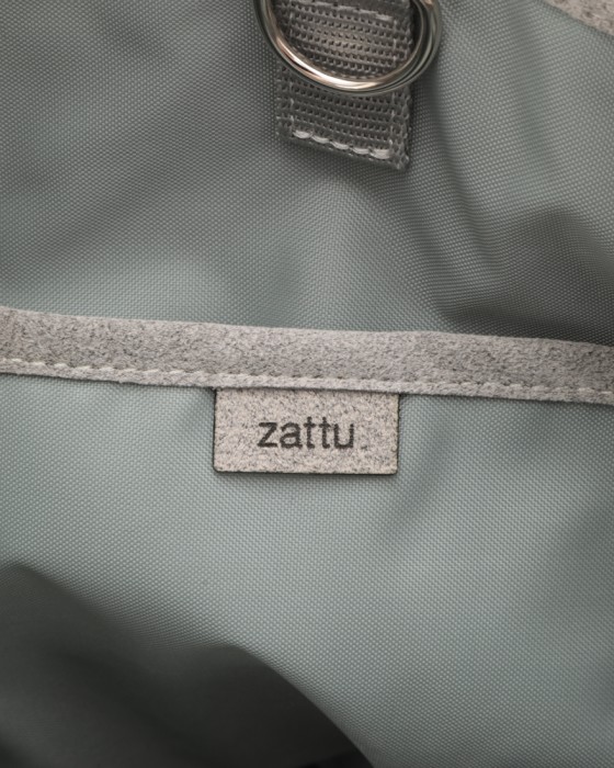 zattuマイクロファイバスエード 巾着型ショルダーバッグ【WALDO/ワルド】13l
