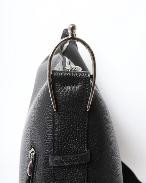 CHAMBORD SELLIERシュリンクレザー ショルダーバッグ【LOCHS Poche/LAGUN】05l