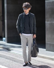 CHAMBORD SELLIERシュリンクレザー ショルダーバッグ【LOCHS Poche/LAGUN】mb_ma