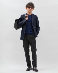 CHAMBORD SELLIERシュリンクレザー ラージトートバッグ【ARLES/LAGUN】mb_ma